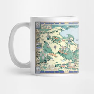 WELLESLEY College map MASSACHUSETTS dorm decor graduate Mug